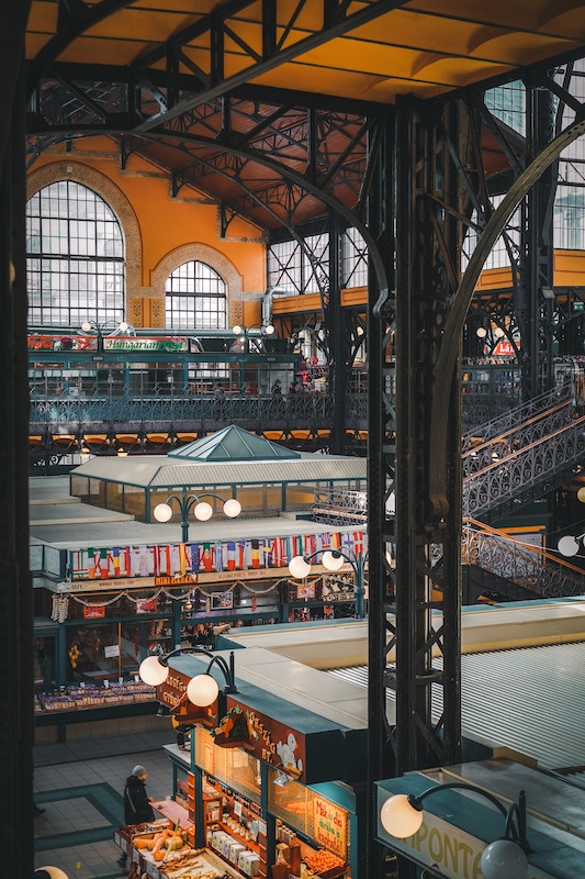 Photograph of Budapest Central Market